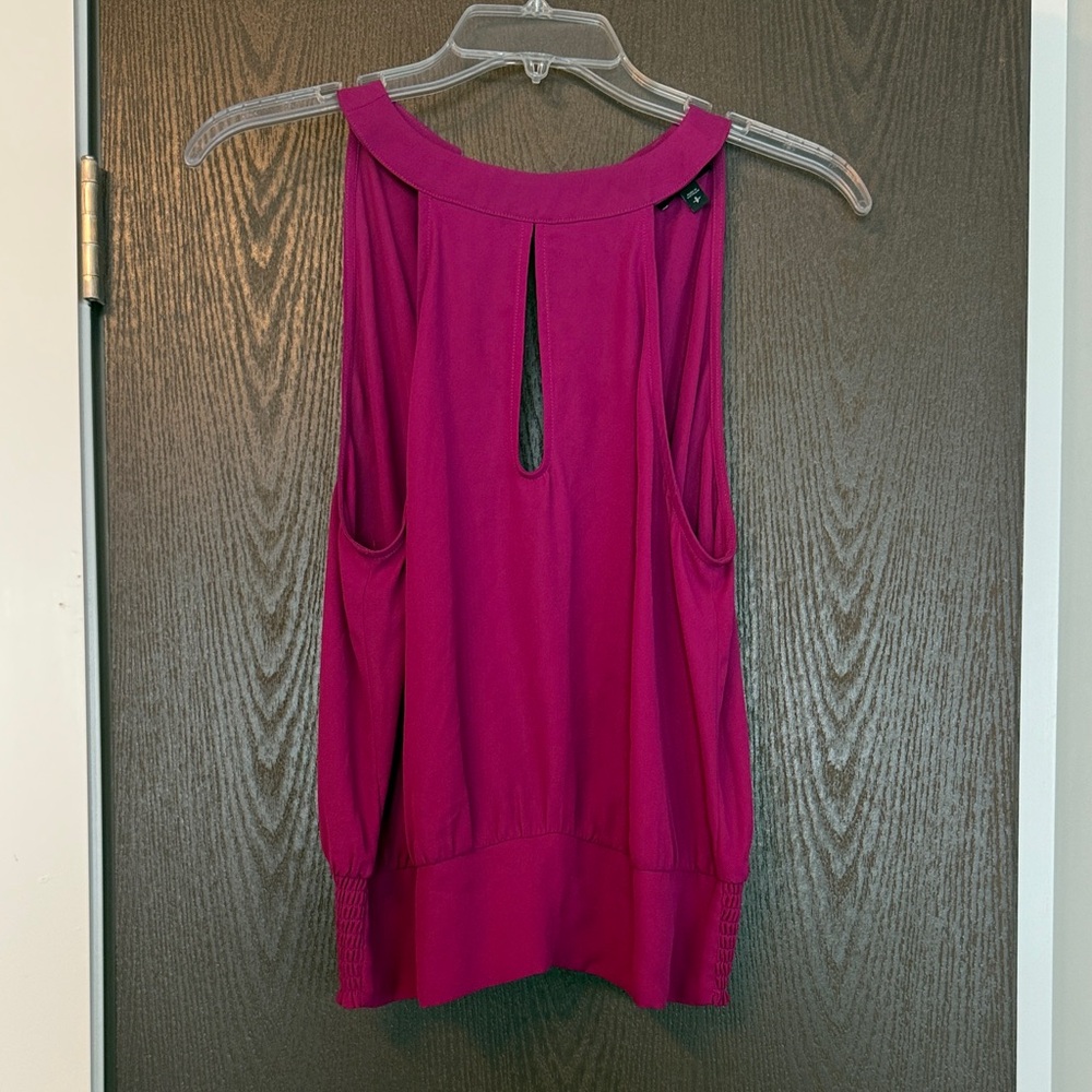 Express Fuchsia Sleeveless Tank Top